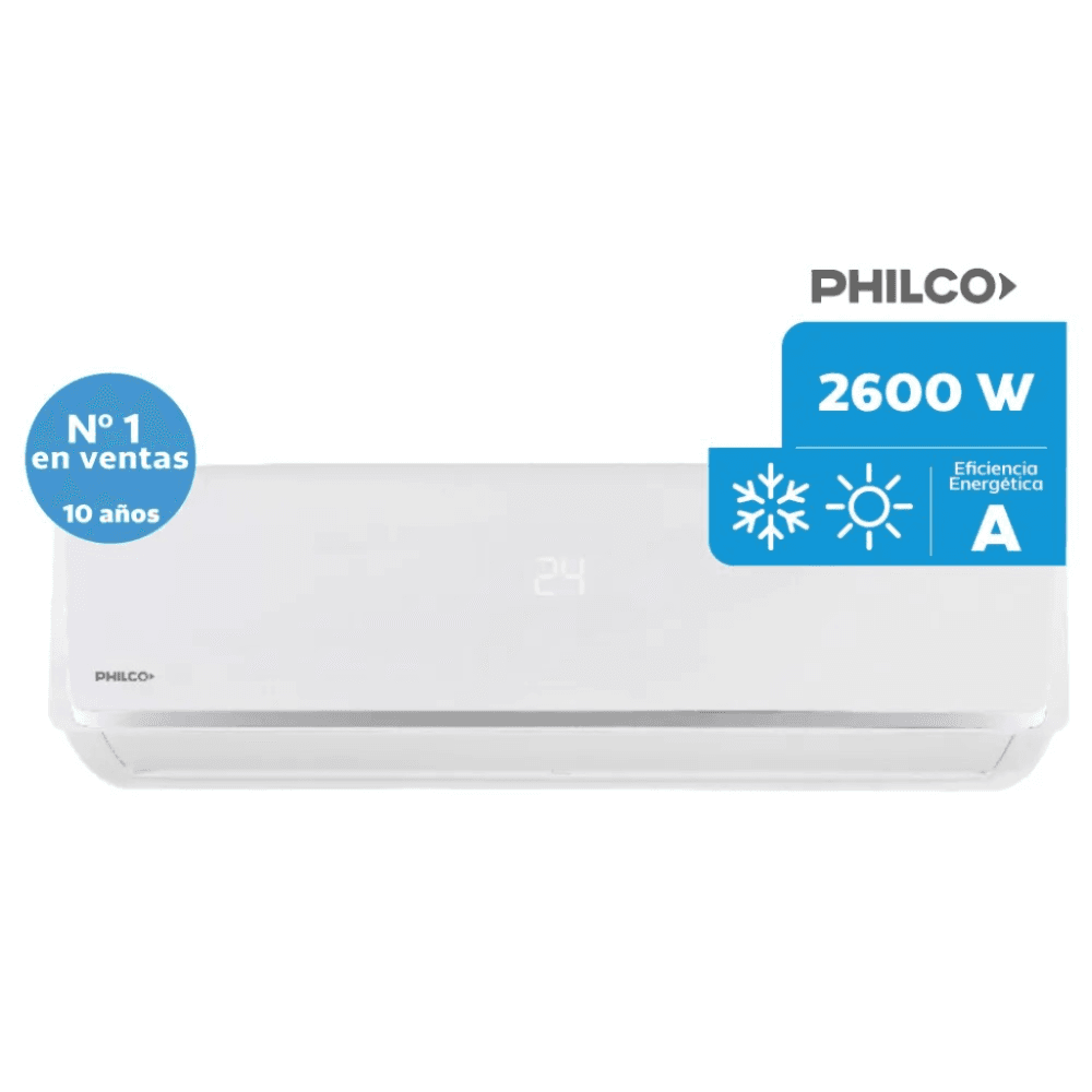 Aire Acondicionado PHILCO Split 2500W