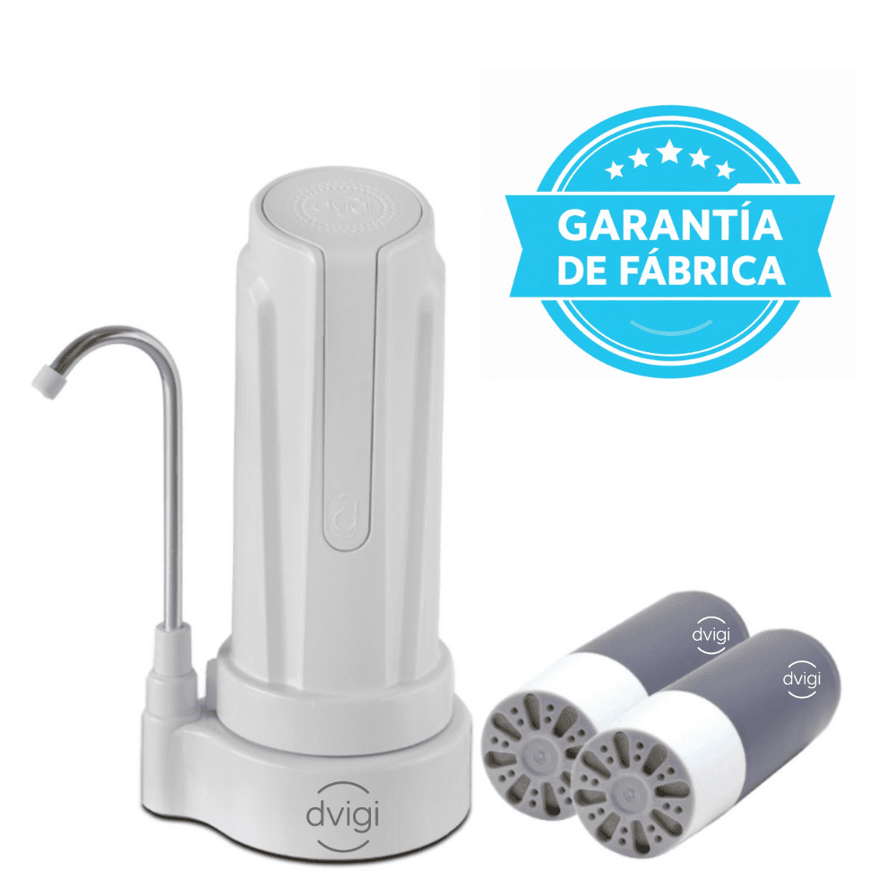 Filtro Purificador de Agua DVIGI AQUA + 2 Filtros Adicionales