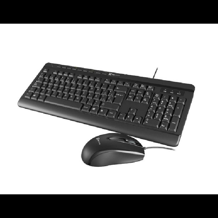 COMBO TECLADO Y MOUSE C/ CABLE KLIPXTREME KCK-251S DESKMATE (KCK-251S)