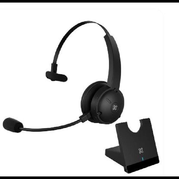 HEADSET KLIPXTREME CRYSTALCOM PRO C/ VOL-MIC. WIRELESS- BLUETOOTH C/BASE CARGA (KCH-905)