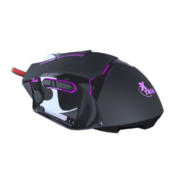 MOUSE XTECH XTM-720- ÓPTICO 3D COMBATIVE ILUMINADO USB 8 BOTONES (XTM-720)