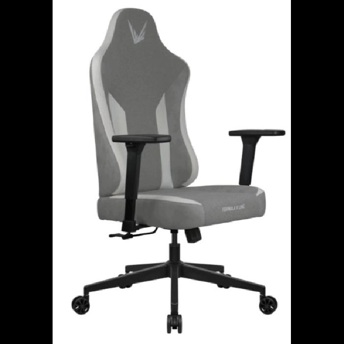 SILLA GAMER FORMULA V LINE RYVO FABRIC LIGHT GREY (4711401663041)