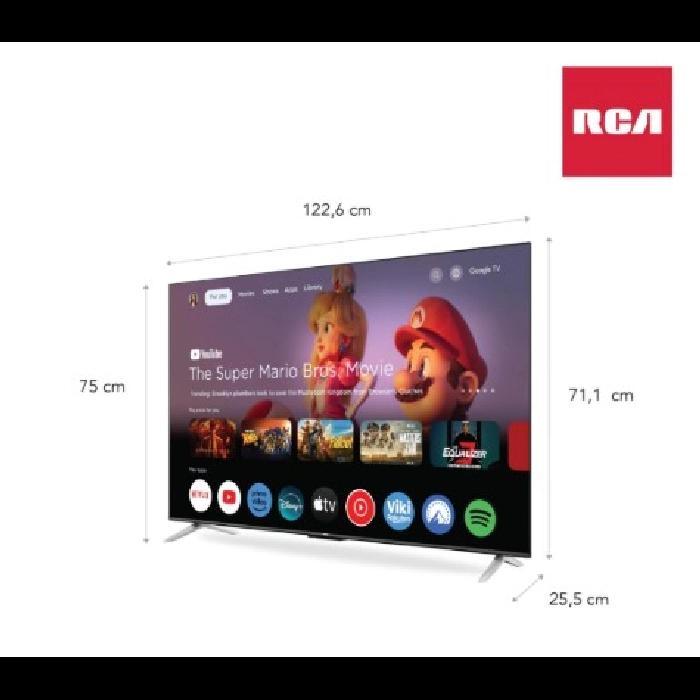 TV LED 4K 55" RCA G55P7UHD-F - UHD, NETFLIX, YOUTUBE, DISNEY+, GOOGLE TV