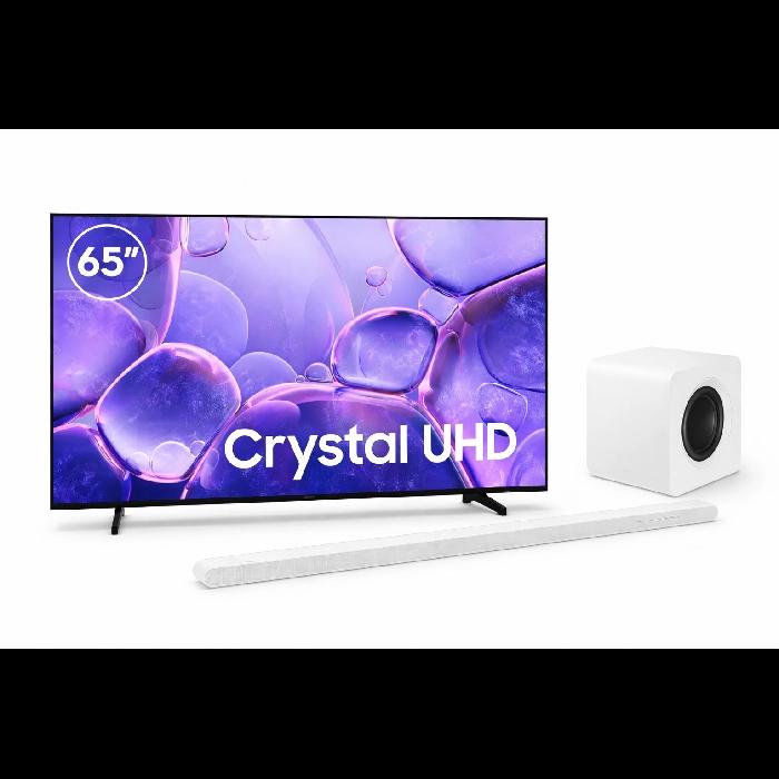 Smart Tv Samsung 65 4k Crystal Uhd + Barra Hw-s801d