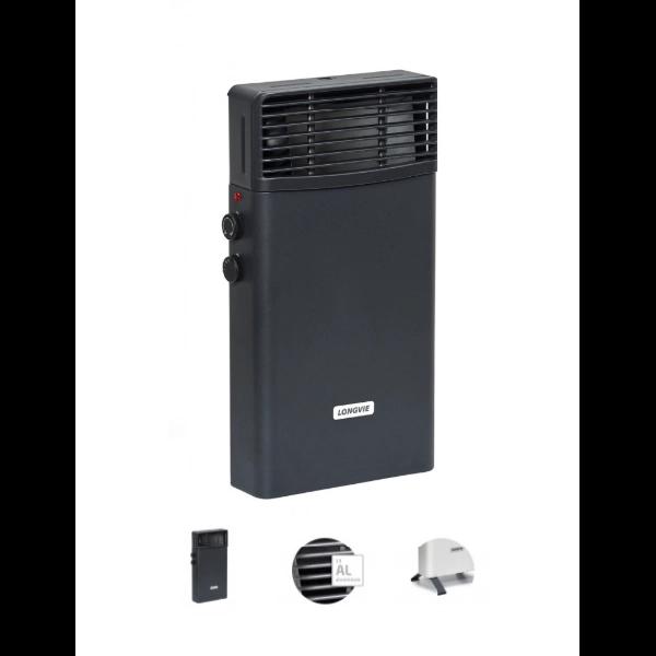 LONGVIE CALEFACTOR ELECTRICO EE2K 2000W TURBO-CONVECTORES GRAFITO