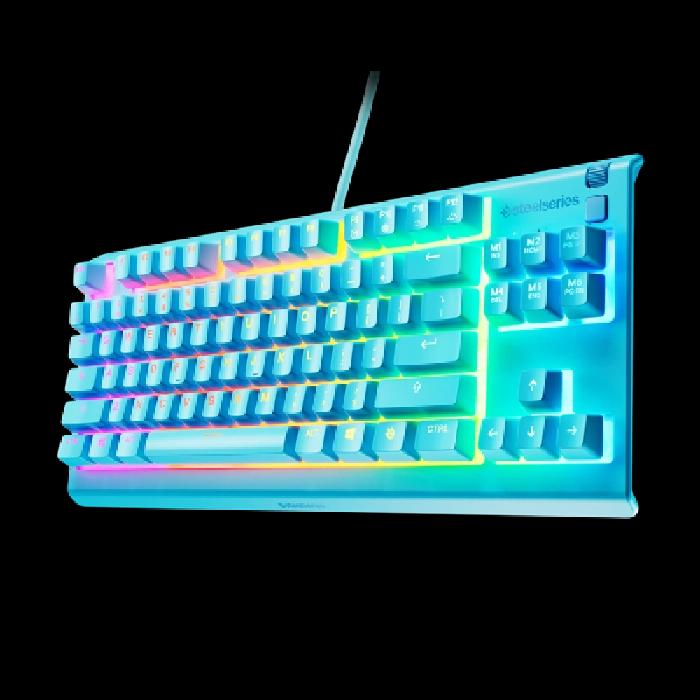 Teclado SteelSeries Apex 3 TKL - Aqua