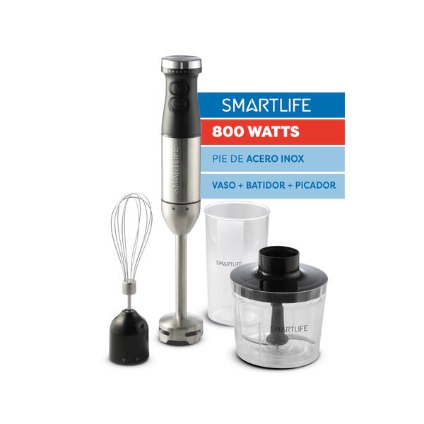 Mixer Smartlife SM5010FPN Minipimer Picadora Licuadora 800w