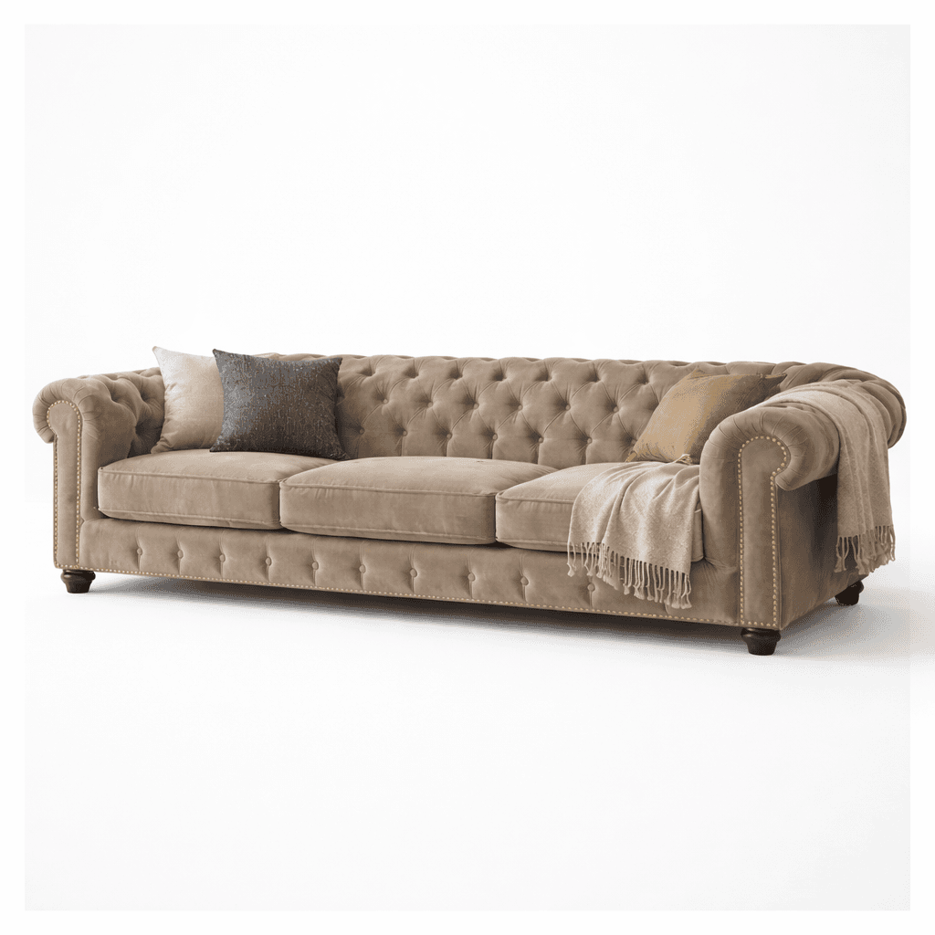 Sillón Chesterfield 3 cuerpos 2,50 m