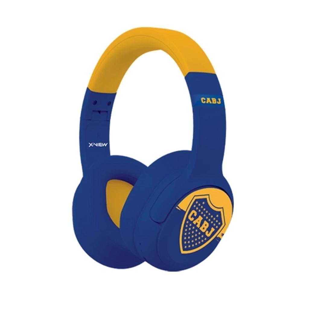 Auriculares Vincha X-View Boca Juniors Bluetooth Azul